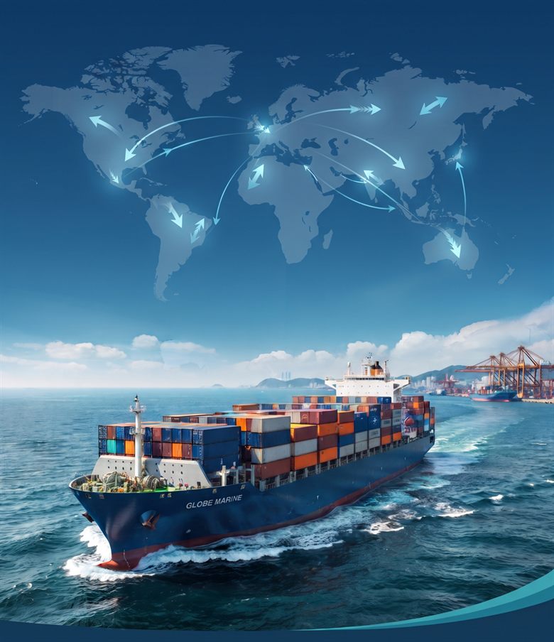 Container vessel and global trade routes